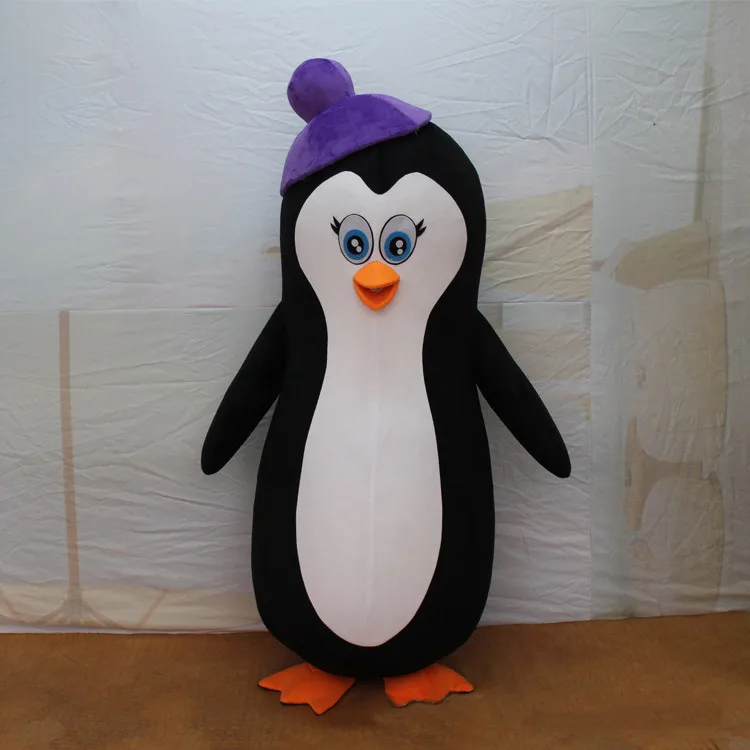 Cartoon Mascot Factory Custom Walking Effect Penguin Mascot Costume Animal Doll Customized Mascot Design
