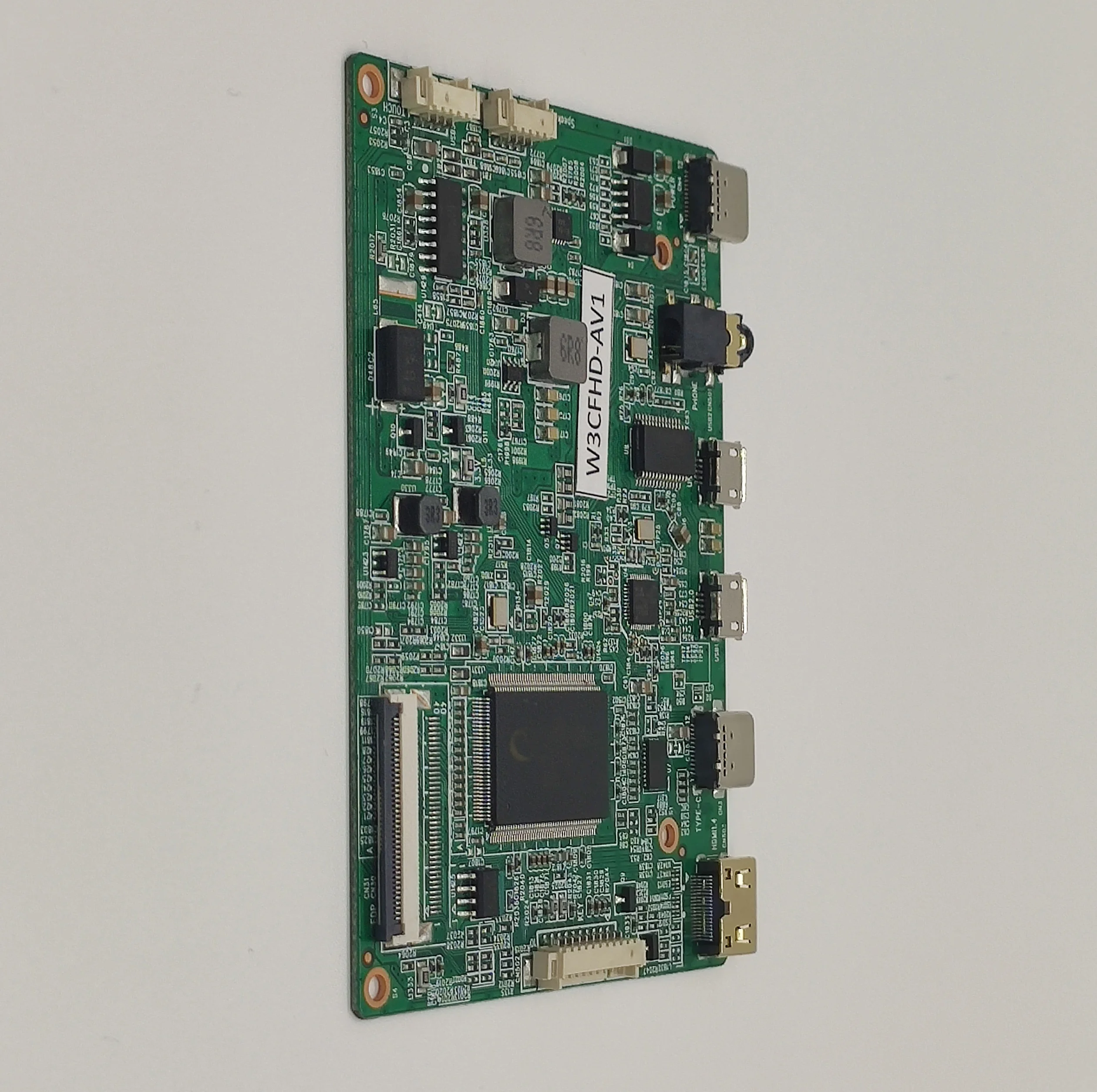 W3CFHD-AV1 eDP 40pin 30pin panel 2560x1600 2K Type-C controller board with HDM-in/TYPE-C/USB-touch/AUDIO/5V 2A USB power supply