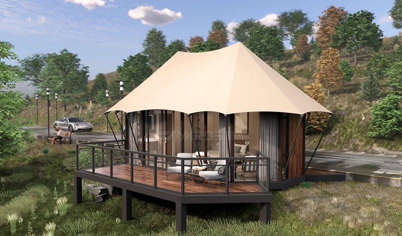 Luxury Travel Camp Resort Windbreak Easy To Install Glamping Hotel ...