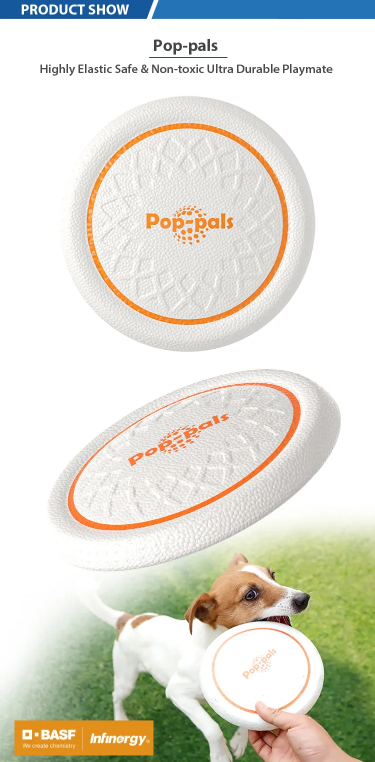TPR Pet Toys Dog Frisbee Toys - 7 Color Soft Rubber Flying Disc For  Interactive Pet Training \u0026 Play Pet Training Frisbee, image size:750x1523