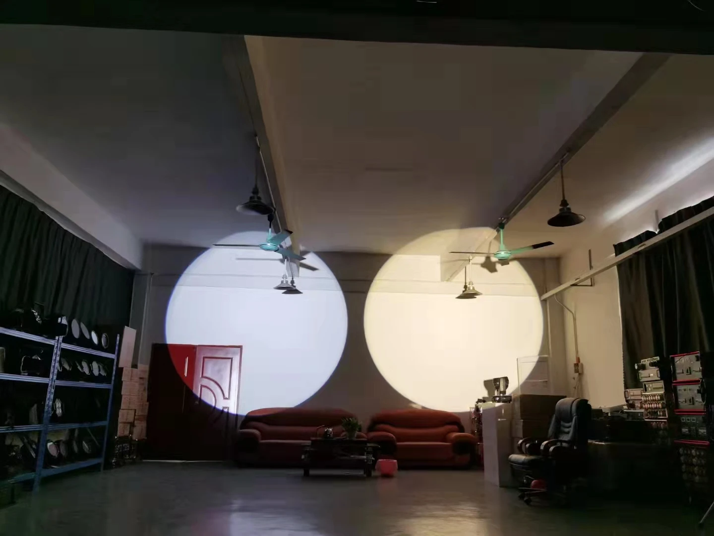 200W LED Profile Spot Light Stage Cool Warm White Images COB LED Theatre Studio Profiles Light