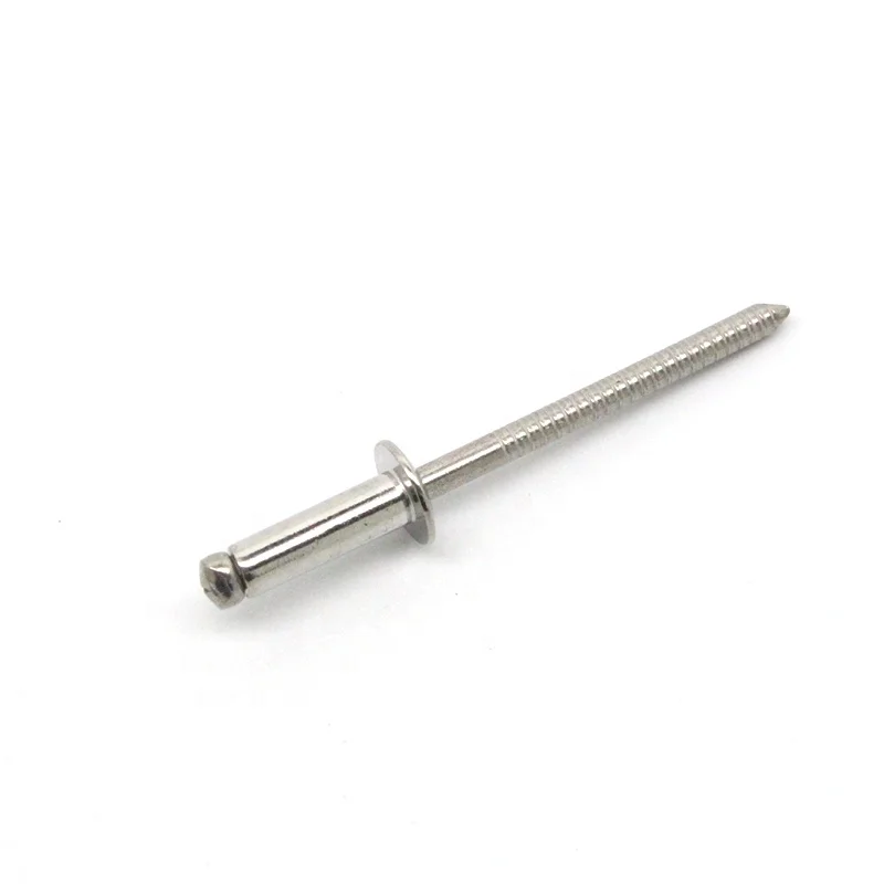 Rivetti Pop Antiruggine Rivetti Per Cieco In Acciaio Inox A2 - 4.8x10 Mm Testa Piatta, Confezione Da 50 Pezzi Rivetti Pop Testa Piatta - Foto 5