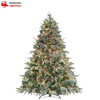 4ft 5ft 6ft 7ft 8ft High Quality Outdoor Lighting Christmas Decoration Black White Artificial PVC Christmas Tree With Ornaments
