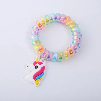 Free Shipping 2019 Hot Sale Colorful Silicone Bracelets Rainbow Bracelets Bangles For Kids Charm Birthday Party Gift