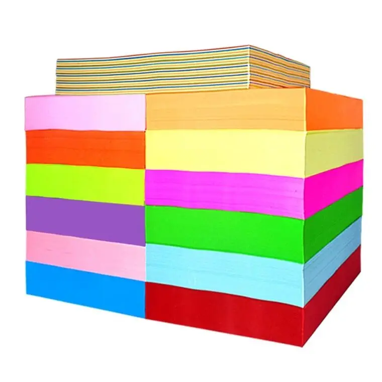 Multicolour heavy copy paper a4 80g thin cardboard art paper 100 sheets MIX  color - AliExpress