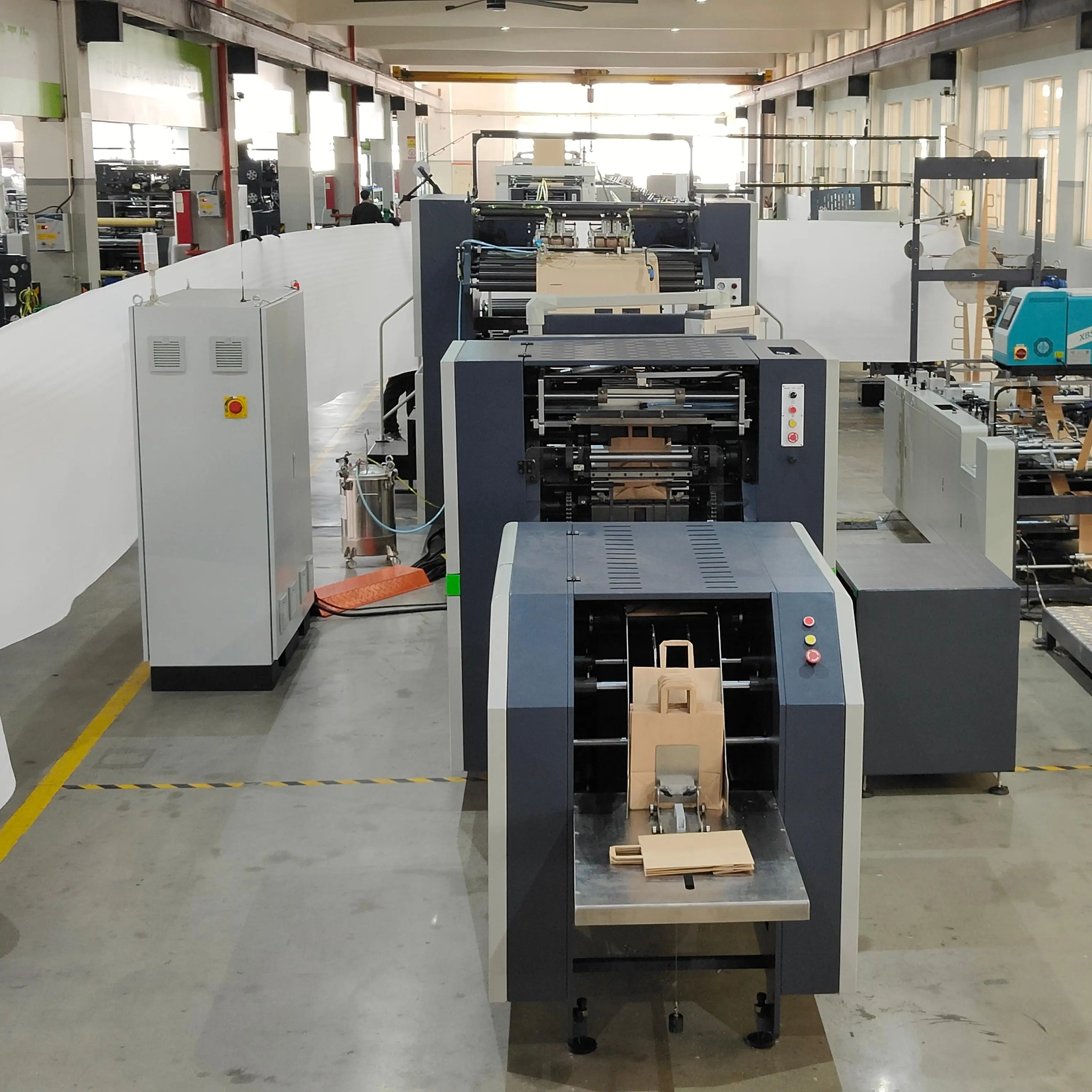 CARA Biodegradable Full Automatic Shoes Packaging Bags Machines to Make Paper Bags