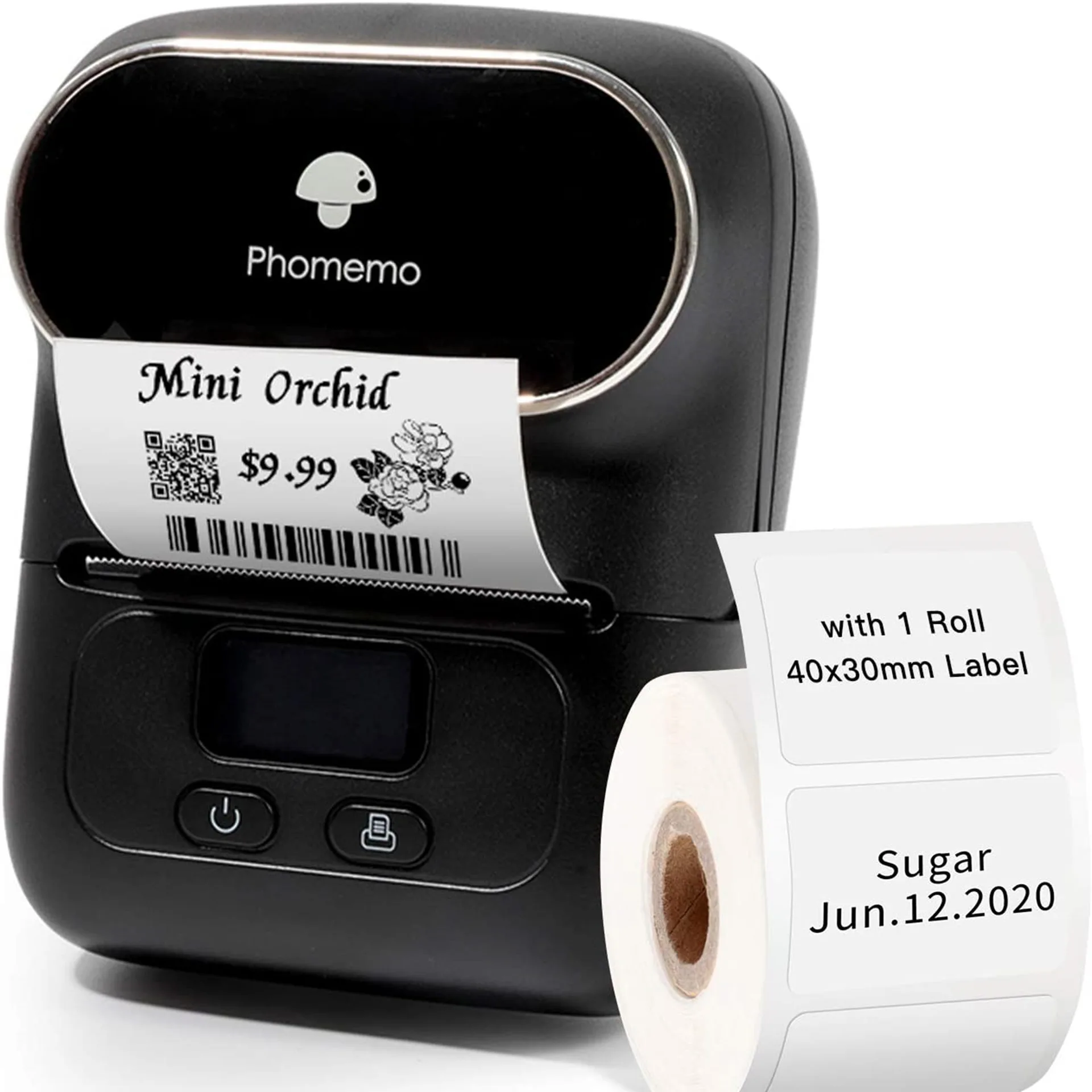 Phomemo M110 Fabricant Détiquettes Mini Imprimante Téléphone Sans