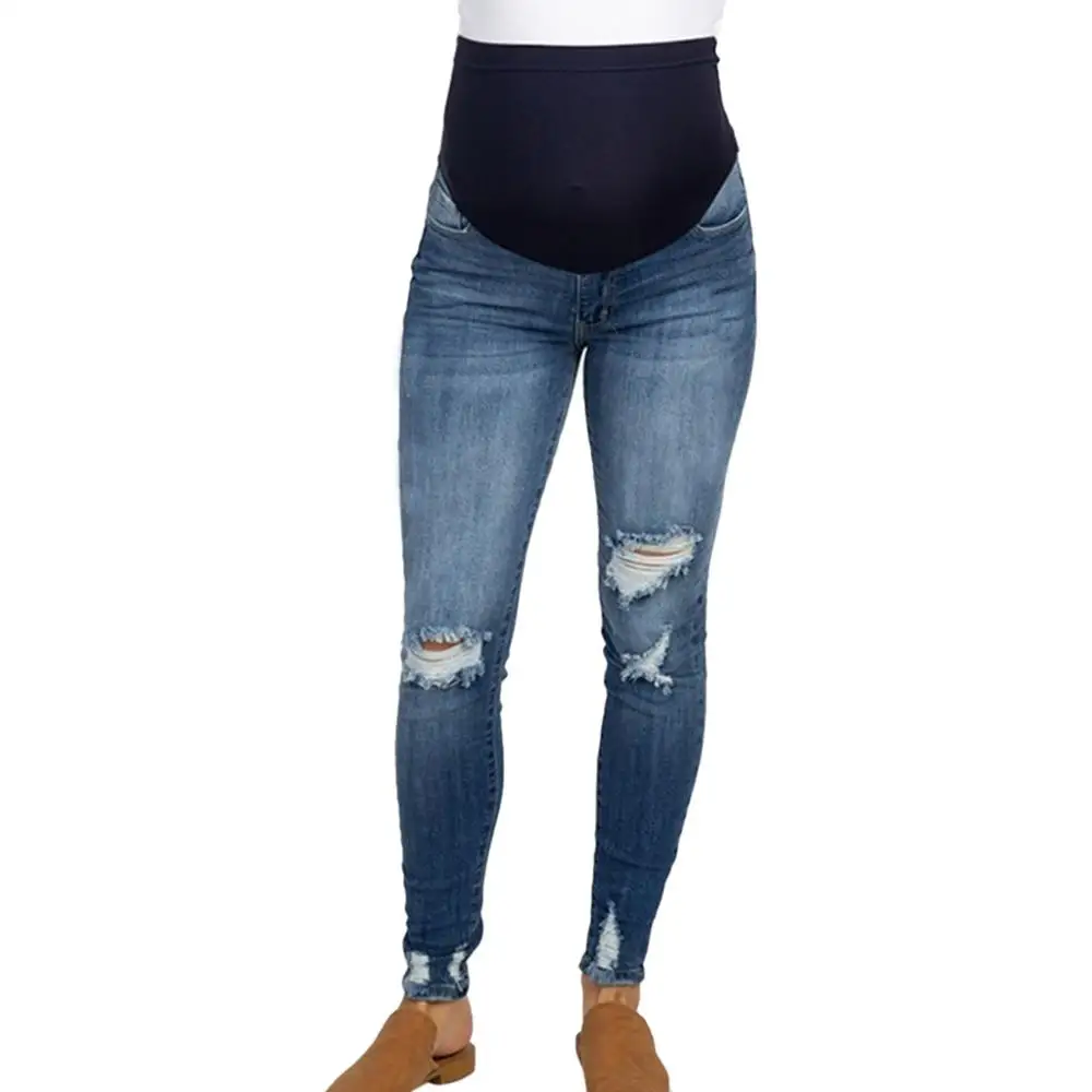 Hot Selling Wholesale Pregnant Women Legging Women Maternity Pants High Waist Elastic Comfortable Long  Casual Pants
