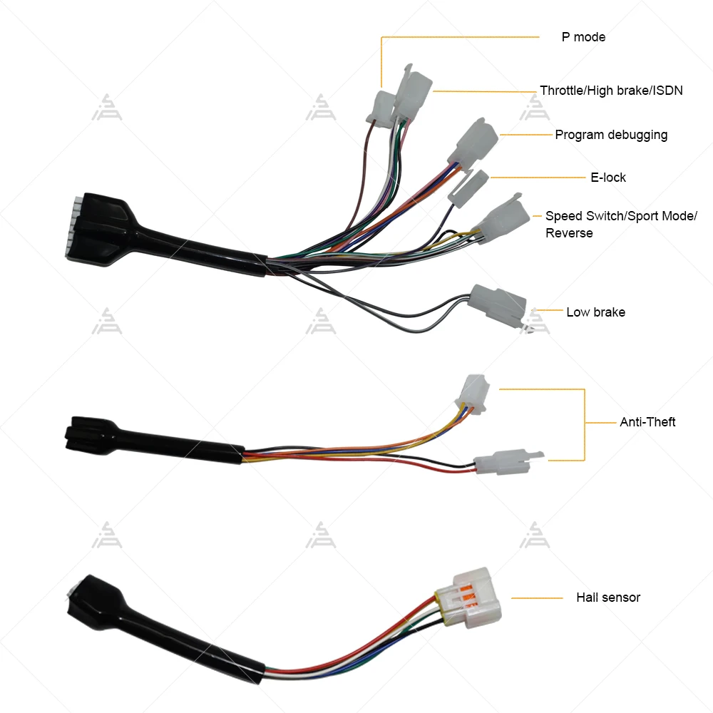 SIAECOSYS Electric Bike 100A 2000W Motor Controller High Speed SV120 Votol Em 100 Controller