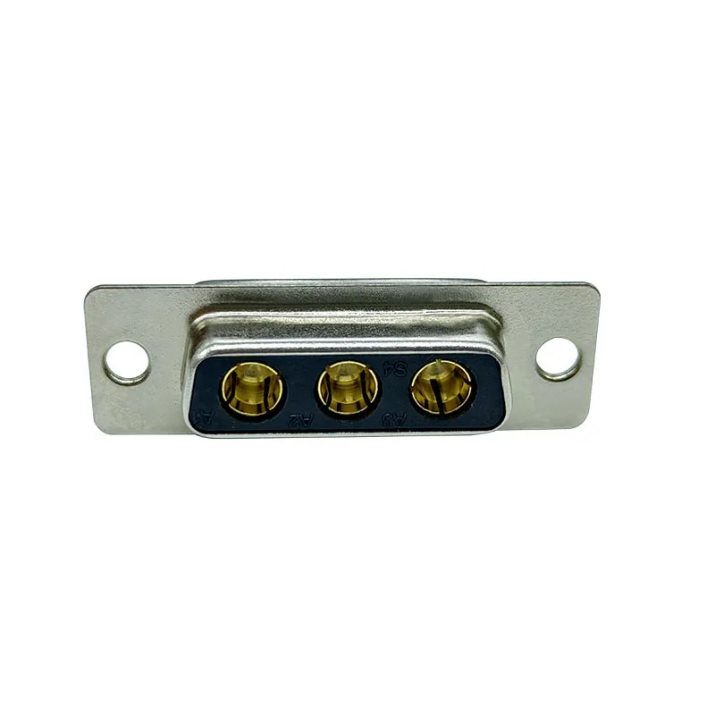 D-sub High Current Connector 3w3 Female Terminal Gold Plated Pin Db ...