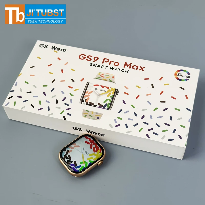 Gs9 Pro Max Amoled Smart Watch Gs8 Pro Max Series 8 9 Waterproof Watch ...