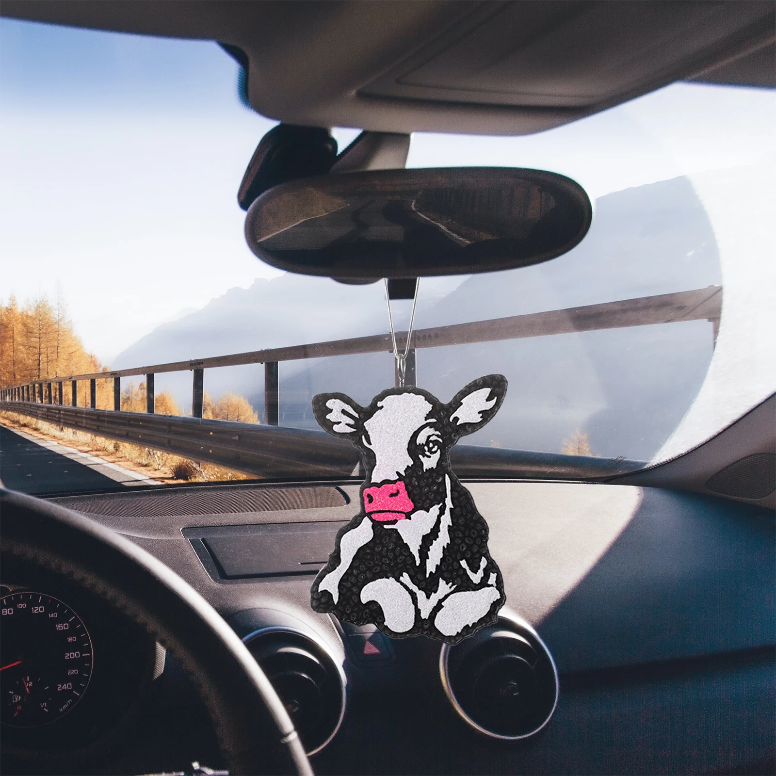 Factory Custom Customized Cute Cow Car Freshie Aroma Bead Air