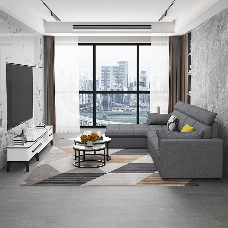 Cheap L Shaped Sofa Sets For Living Room Modern Luxury L Shape Sofa