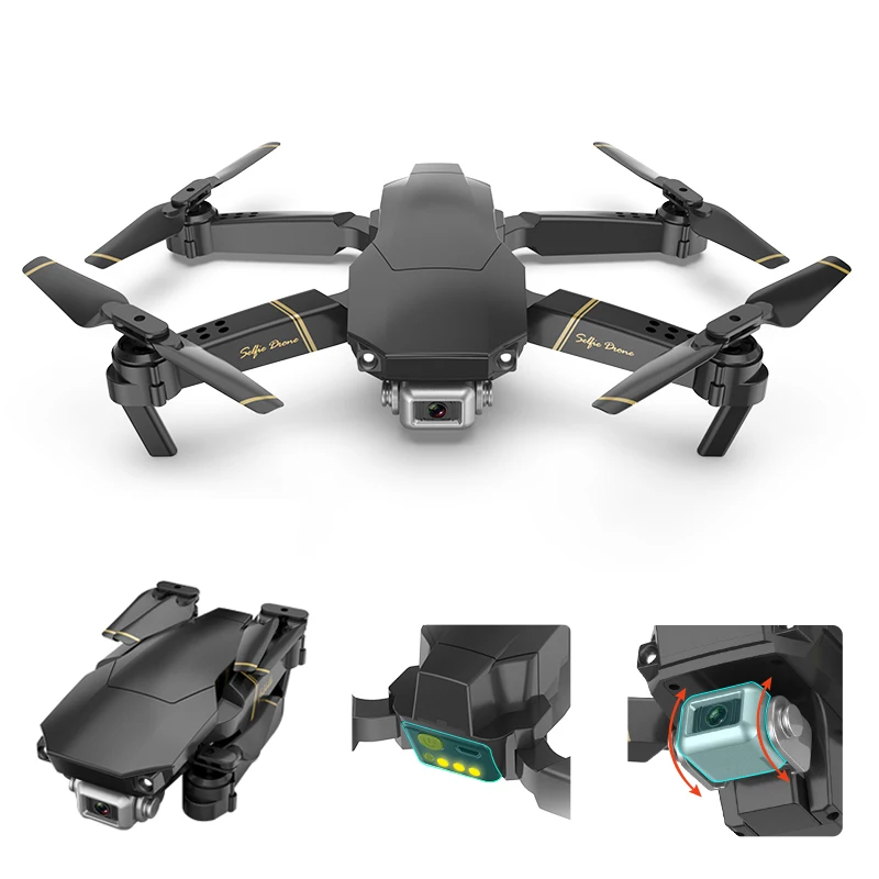 
1080P беспроводной передатчик Мини приемник складной rc Дрон с камерой 