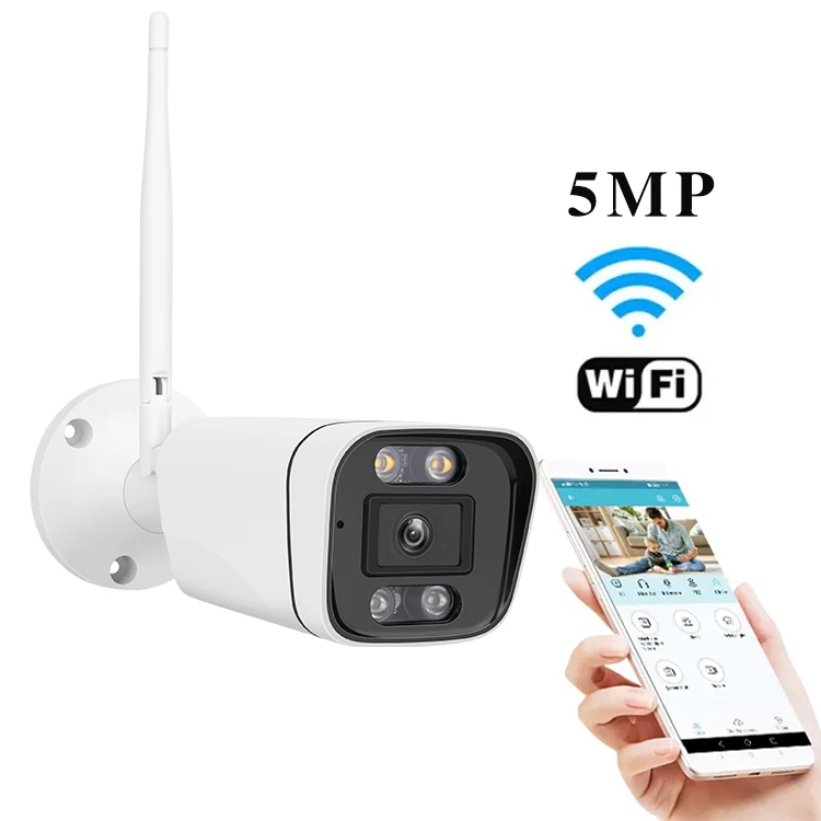 VStarcam CS58Q 5MP Bullet Camera Wifi Outdoor 4 Lights Night Vision Two Way Talk Water Proof Outdoor Security Camera