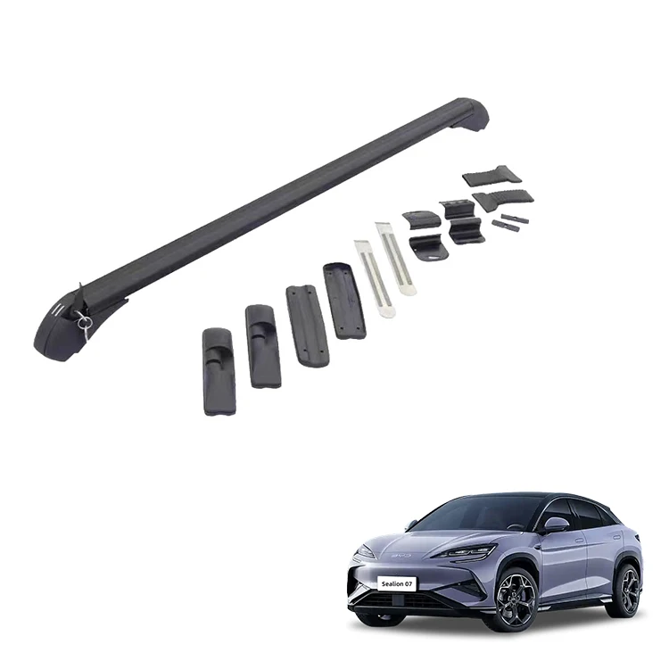 For BYD Sealion 7 Universal Aluminum Alloy Cross Bars Compatible with Sedan Car Cover 2 Locks Enhanced Luggage Convenience
