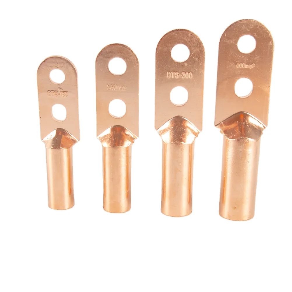 Dts Dual Hole Copper Nose Wiring Terminal Double Eye Connector Wire Ear