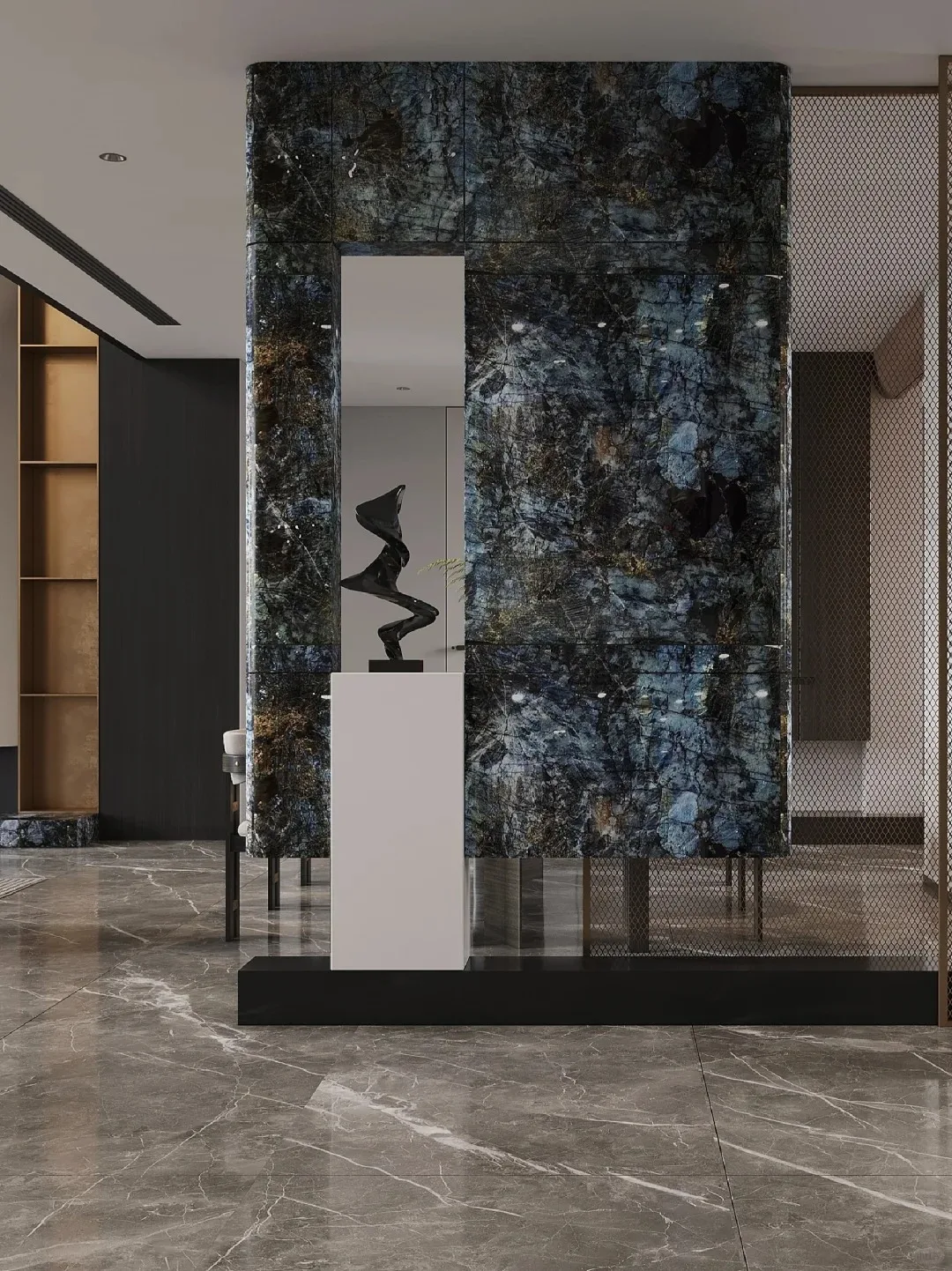 product modern luxury natural blue marble slab table and interior wall beautiful patterns for hotels natural marble stone-5