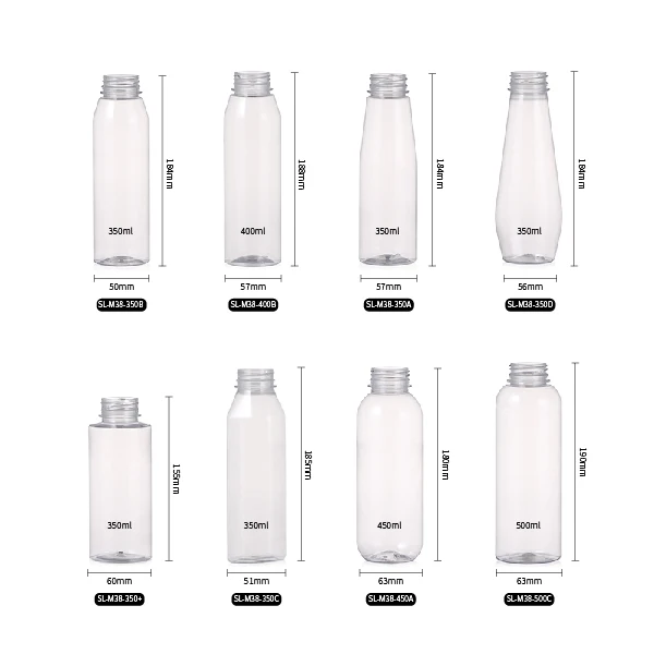 Pet Recyclable Beverage Bottle Milk Storage Bottles Special Shape