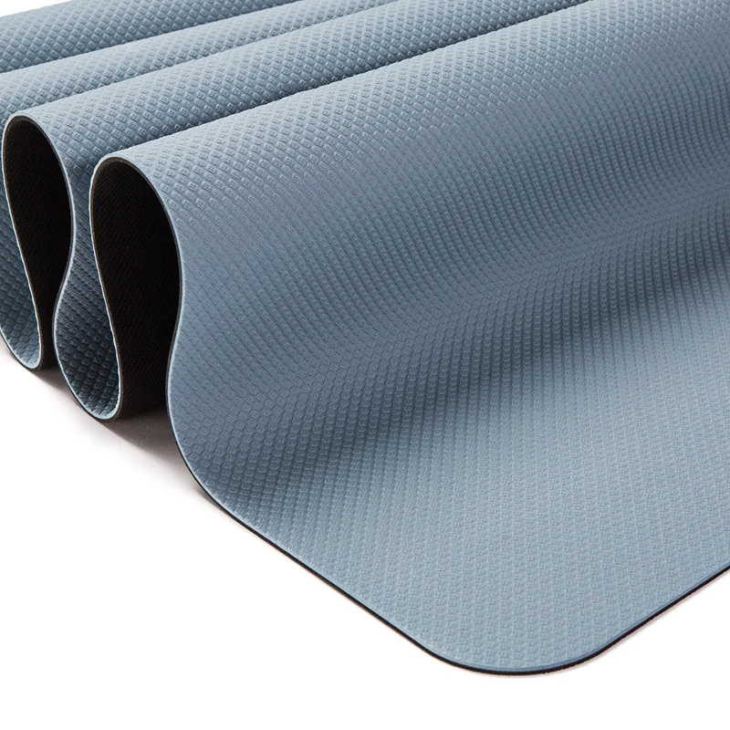 Custom pattern 68cm organic gym fitness natural rubber tpe yoga mat