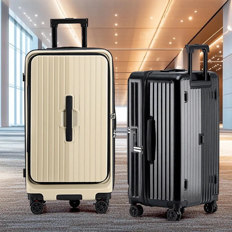 2026 20Inch New Large Capacity Suitcase Front Side Open Lid Rolling Luggage  TSA Lock Boarding Case Travel case Luggage