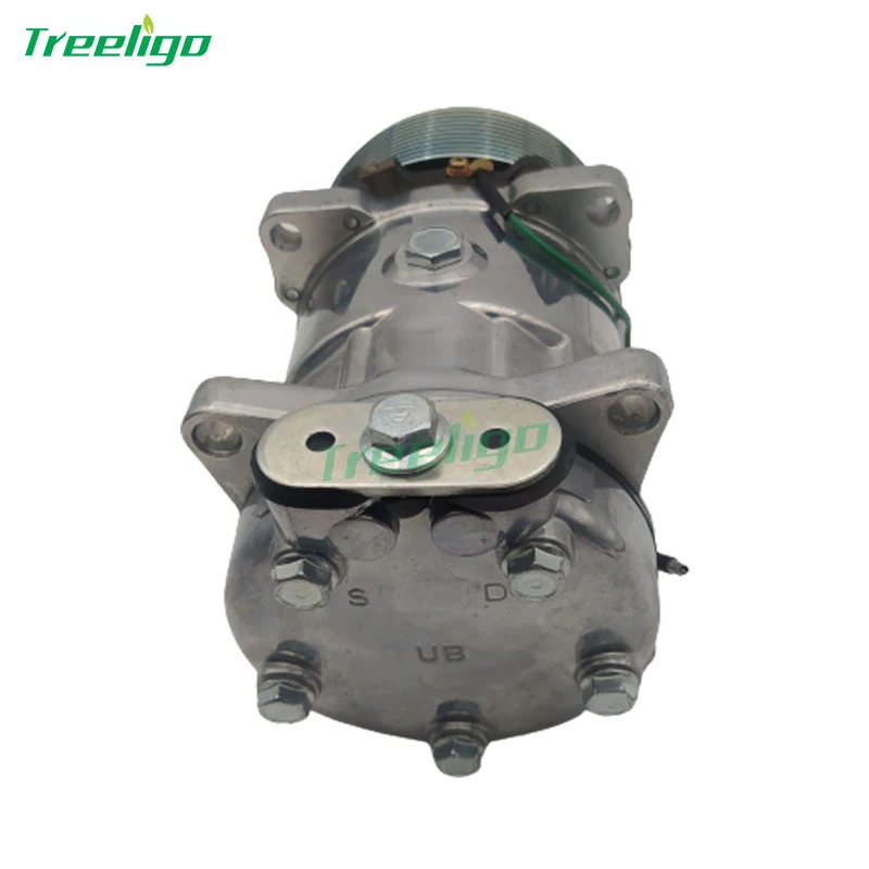 SD5H14 Car Compressor for Universal Vehicle Car air Conditioning System Compressor 119mm Black Pulley