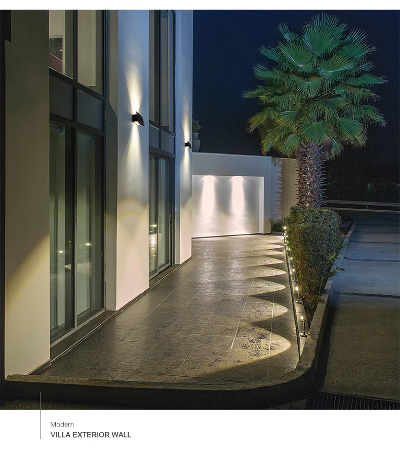 View of Outdoor White Exterior Garden Wall Bracket Light Fitting Ip65 Battery ...