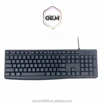 Big brand same CE RHOS104 key business office keyboard USB wired ergonomic optical keyboard can be customized language