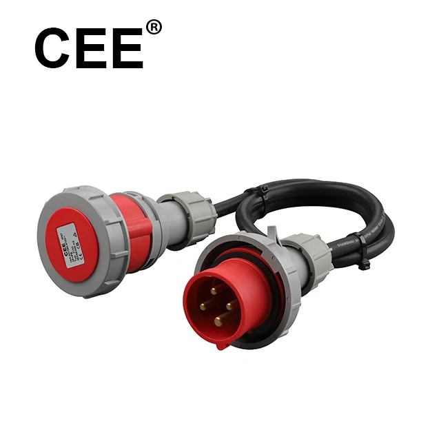 Cee 220v 16a 3 Pin European Plug Socket Industrial Extension Cord Buy