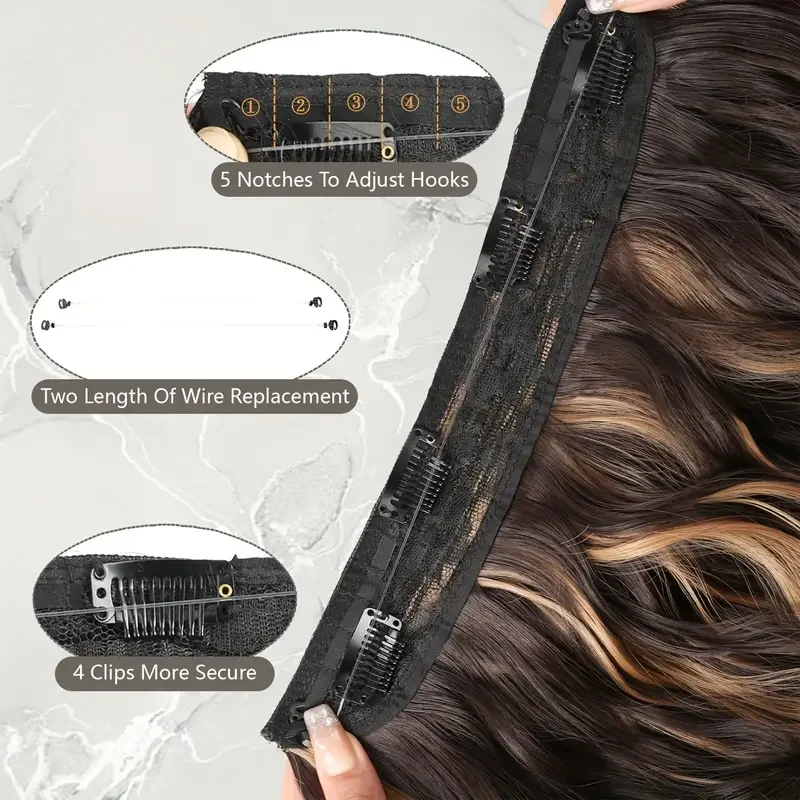 Halo Hair Extensions High Quality 100% Human Hair