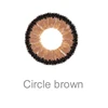 Circle brown