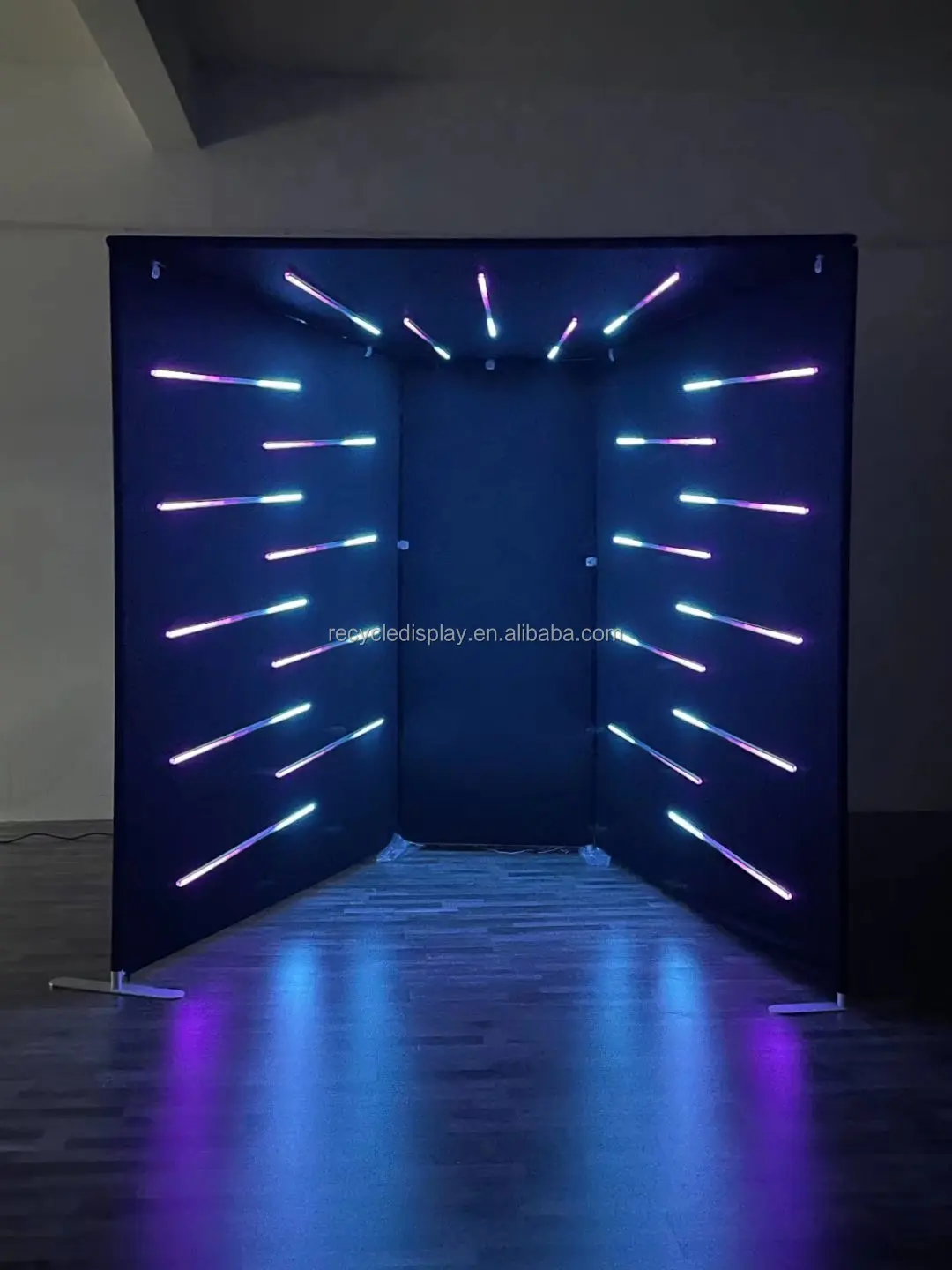 RGB LED Rainbow Lights Vogue Booth - Dye Sublimation Print