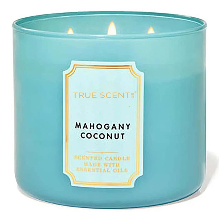 Wholesale Christmas Scented Candle 3 Wick Scented Candles Private Label