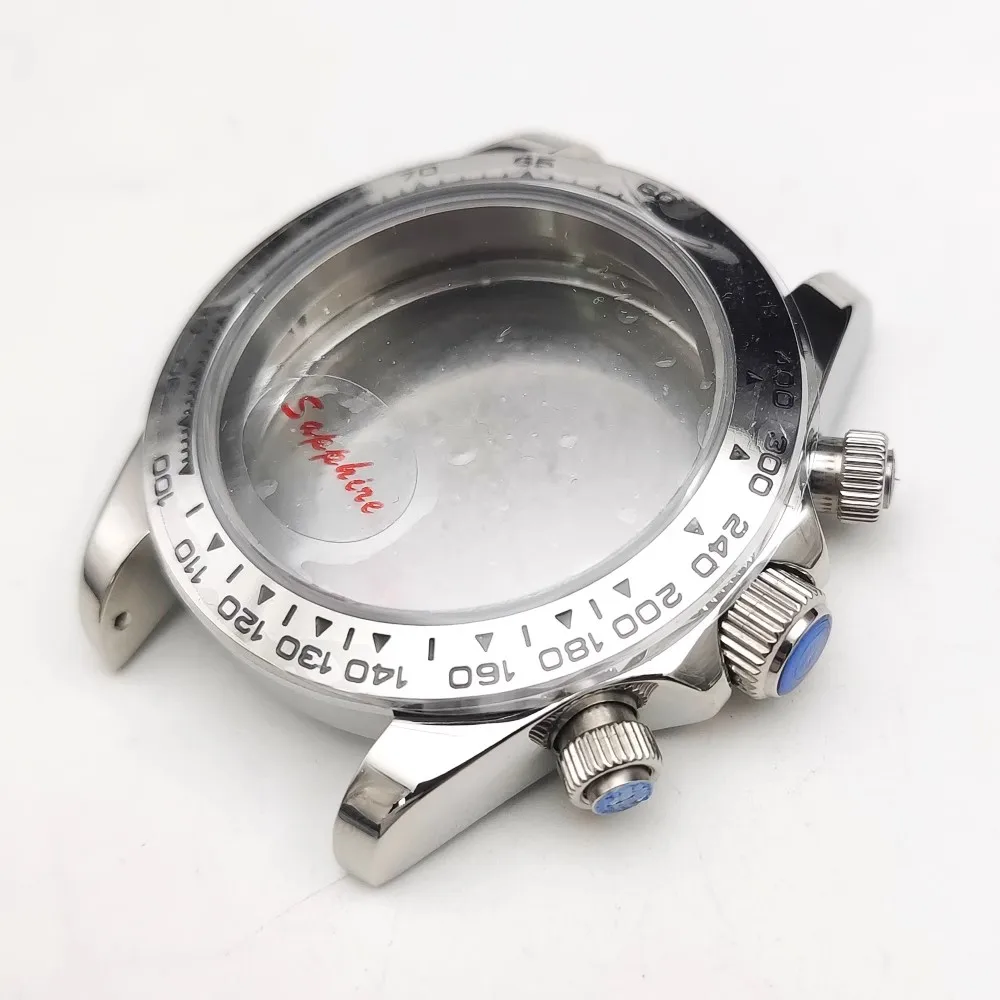 Sapphire Watch Case for VK63 Movement – Stainless Steel Multi