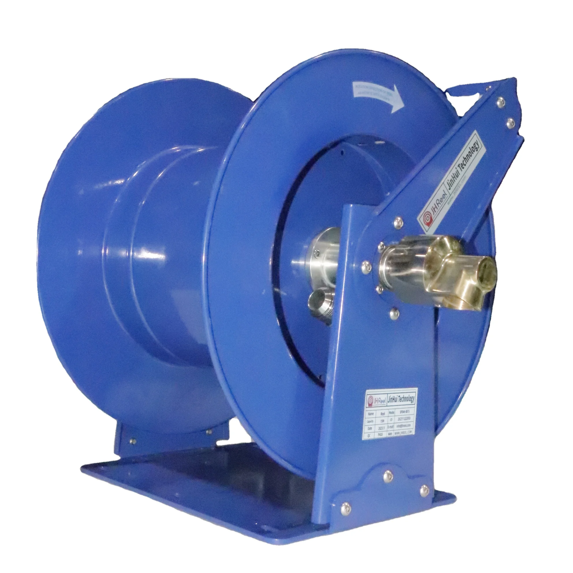 Truck Grounding Cable Reel 1 Inch Hose Reels Retractable Spring Diesel