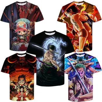 Custom Pattern  Cartoon Character t shirt,3d t shirt sublimation polyester  tee-shirt anime japonais 3d