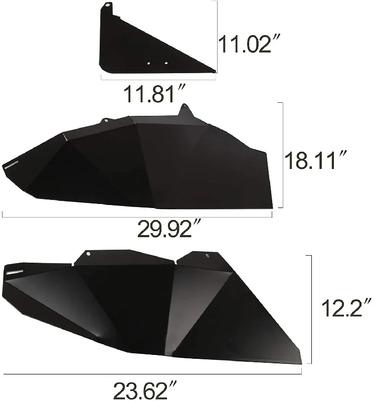 ATV/UTV Four Door Lower Half Door Panel Inserts for 2014-2019