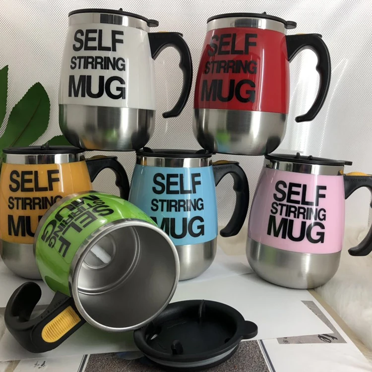 Buy Wholesale China Customized Logo Automatic Mixing Cup Electrotic Coffee  Mug Self-stirring Mug & Self-stirring Mug Automatic Electrotic at USD 1.49