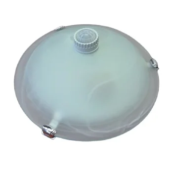 High quality pir motion sensor light round glass lamp shade