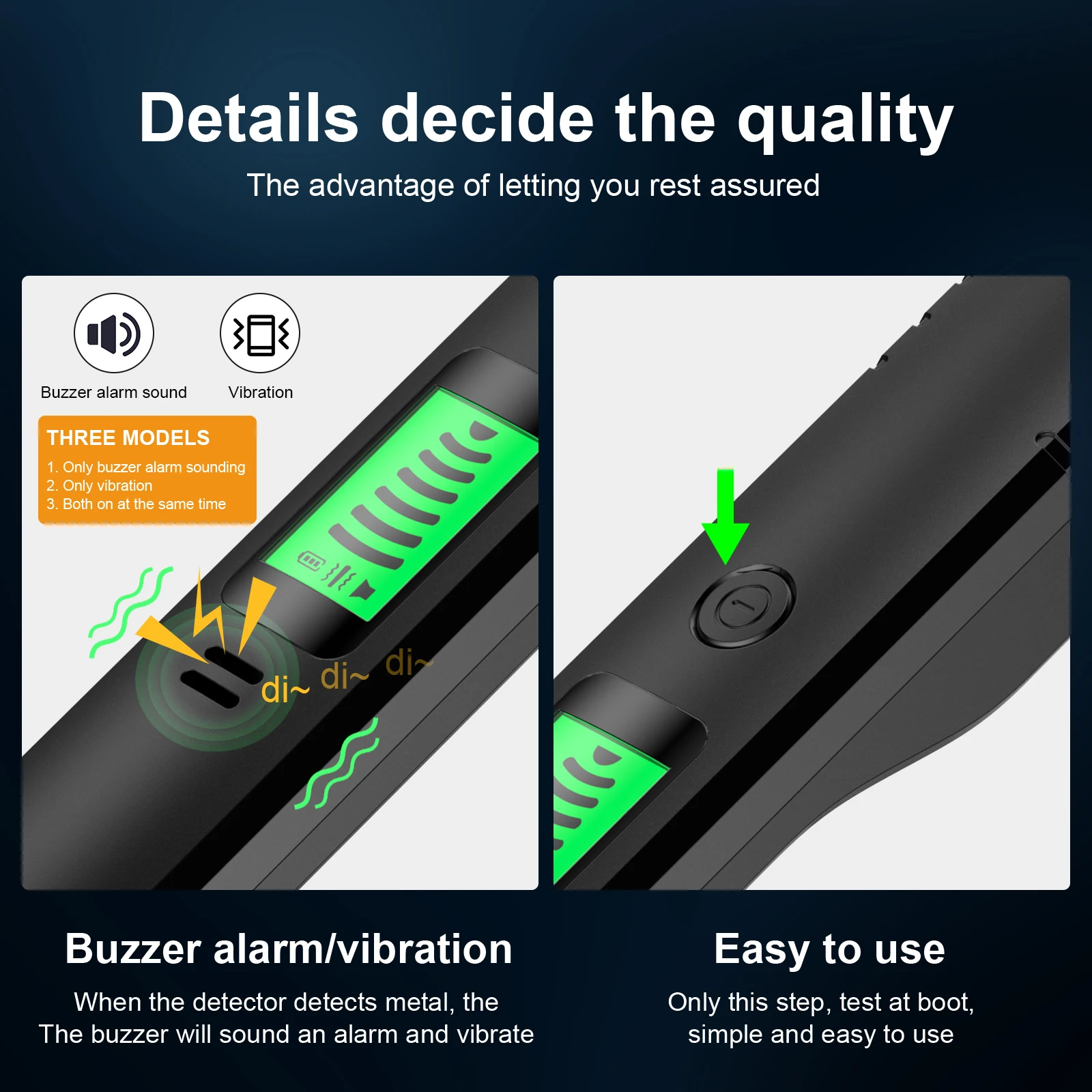 High Sensitivity Metal Scanner Handheld High Sensitivity Detection Scanning Detector with LCD Disc Metal Detector