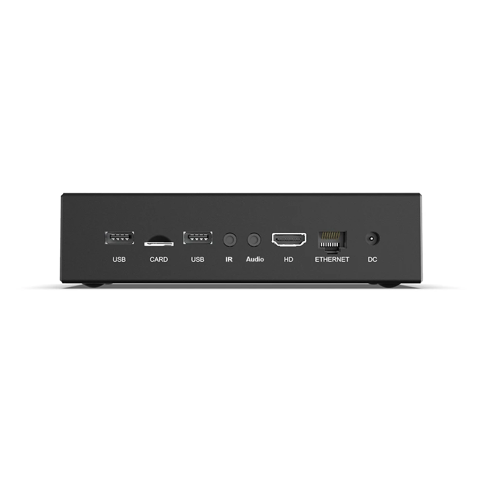 4K Portrait Landscape Display Android TV Box RTC WiFi6 2GB 16GB Android 10 CMS Digital Signage Player with Software