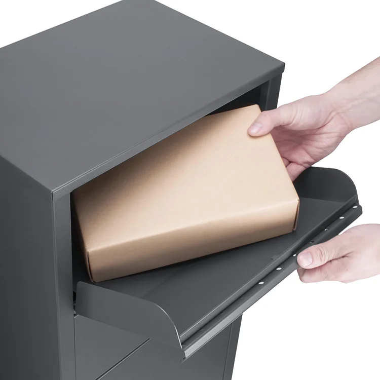 JH-Mech High Security Durable Extra Large Storage Space Smart Weatherproof Fast Installation Mailbox Parcel Delivery Box