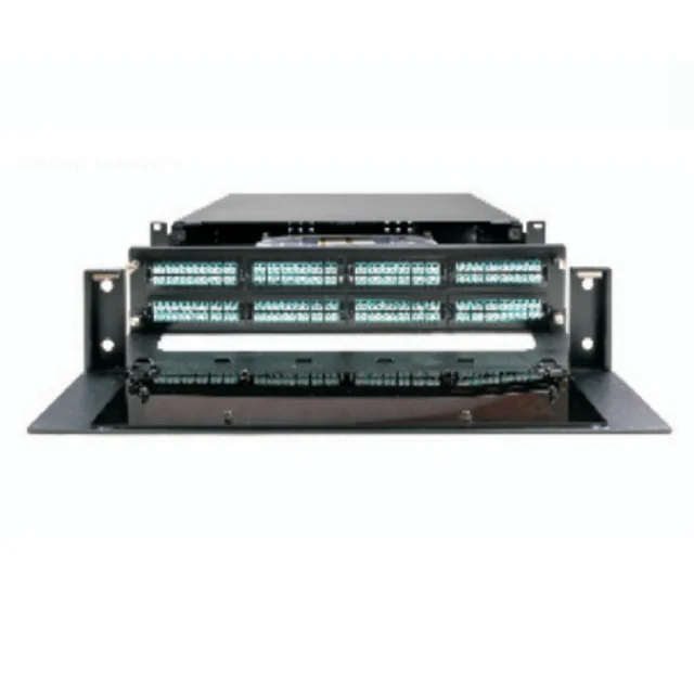 4 8 24 Port Pantch Panel 1U Black Simplex Duplex ST LC Simplex FC SC Optic Fiber Pantch Panel