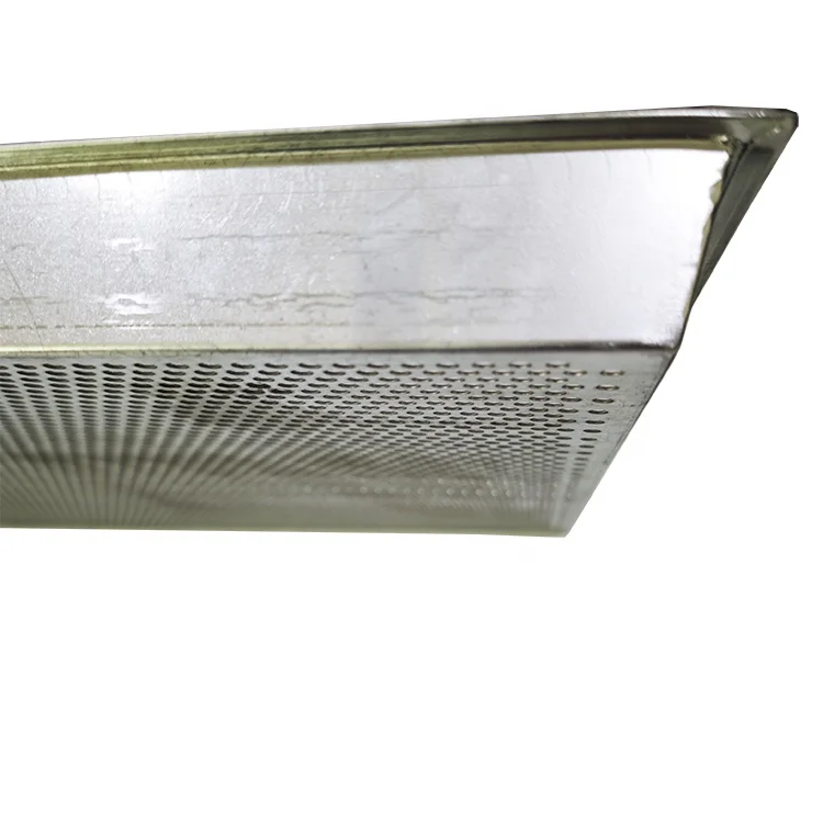 Baking Sheet Perforated Tray for Oven Baking Cake Pan Punching Galvanized Plate Carbon Steel Baking Trays Heavy Duty Bun Pan