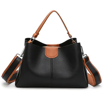 New Design PU Leather Italy Handbag Structured Briefcase Satchel Summer Women Bags Clear Crossbody Bag Ladies Handbag