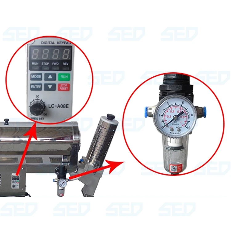 Easy to Operate Stainless Steel Size 00 Capsule Polishing Machine Capsule Polisher With Sorting Function