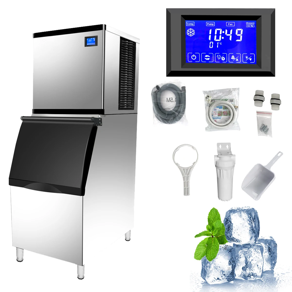 New Condition Cube Ice Machine with Stock in American Warehouse