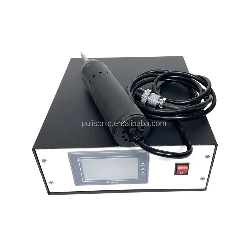 Handheld Tool Head Ultrasonic Cutter 28Khz Fabric Labels Cutting Machine Plastic Product Ultrasound Cutting Device