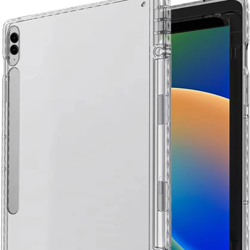 Case for Samsung Galaxy Tab S10 Plus 12.4 Inch 2025 Slim Design Flexible Soft TPU Protective Cover Clear Covers
