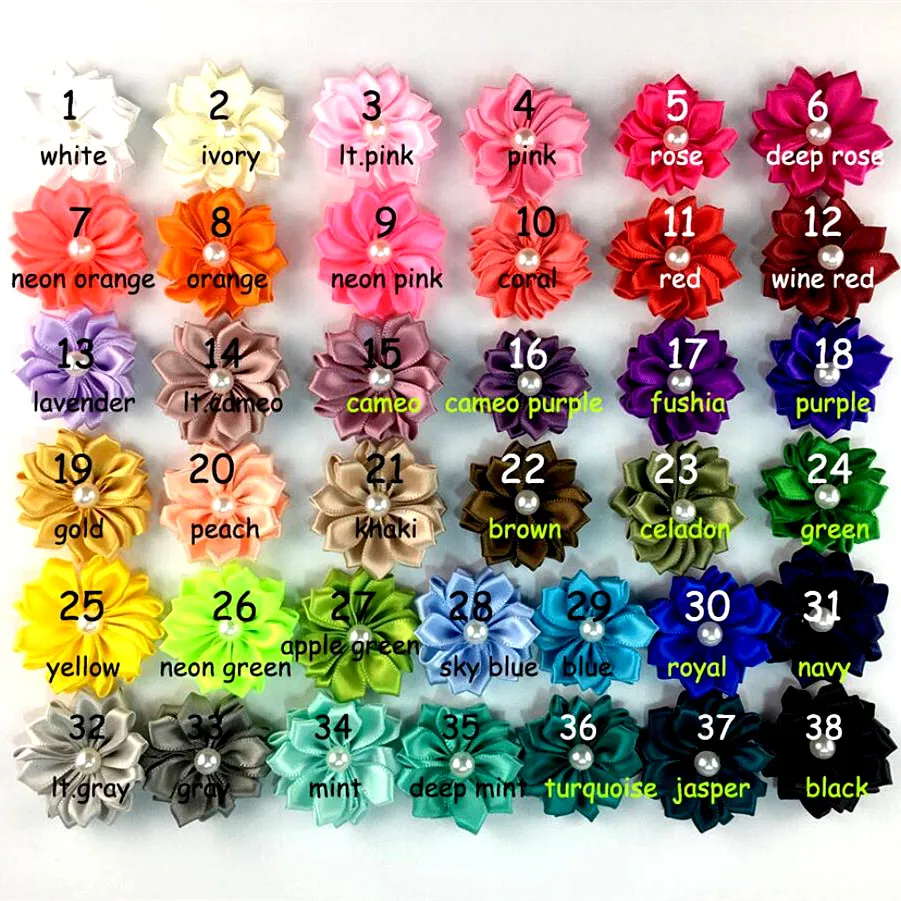 Мини искусственные шелковые розы для рукоделия жемчужные цветы для заколок детские заколки для волос DIY Girls Аксессуары для волос CH022